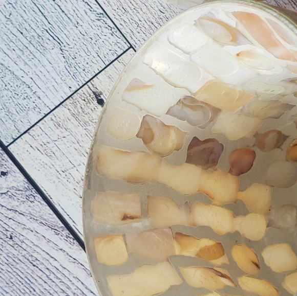 Set of 2 Yankee Candle Mosaic Glass Pearl Candle holders. - Picture 8 of 11